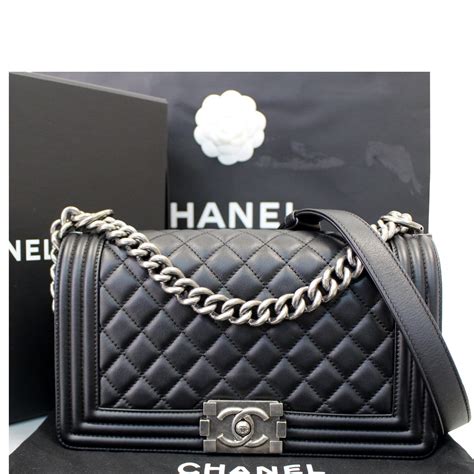 chanel black boy bag for sale|chanel le boy bag yupoo.